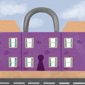 House as a padlock