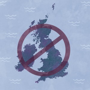 British Isles crossed out